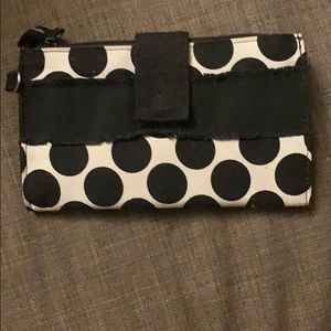 Thirty-One Retro Metro Wallet polka dots